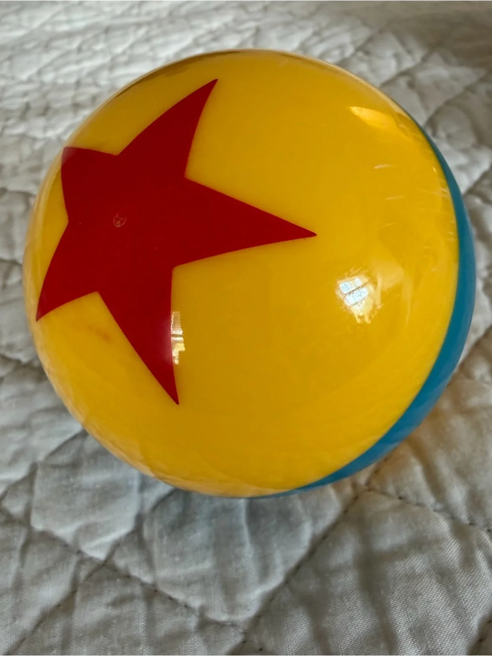Disney Pixar Luxo Ball Toy Story 4” Yellow Red Star Blue Disney Parks